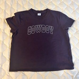Aritzia Sunday Best Cowboy T-shirt size L